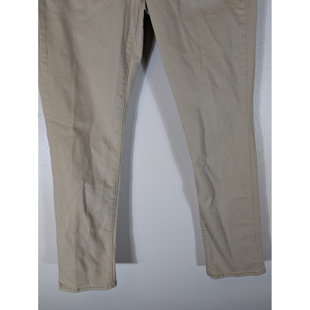 Levis Classic Straight Jeans Womens 10 M Tan Khaki Mid Rise Stretch Denim New - Picture 2 of 11